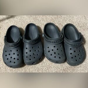 CROCS Unisex Kids Black Clogs